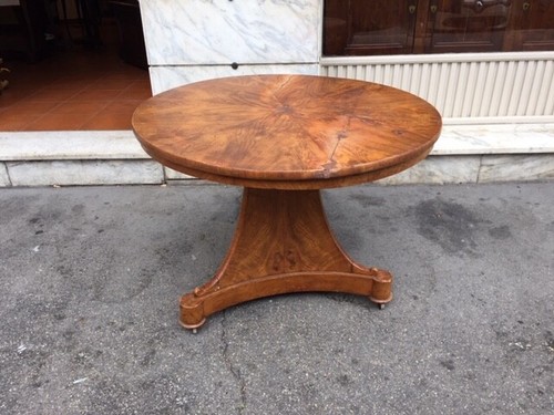 Antico tavolino rotondo - antico, impero