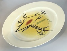 PIATTO OVALE P/A Wilfredo Lam CERAMICA ALBISSOLA ITALY '70 DISH H&C Selb Bavaria