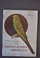 Ornitologia Uccelli Pappagalli Edizioni Encia Udine Pappagallino Ondulato 1953