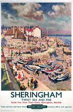 Magnete Da Frigo Sheringham Norfolk (Pubblicità D' Epoca)