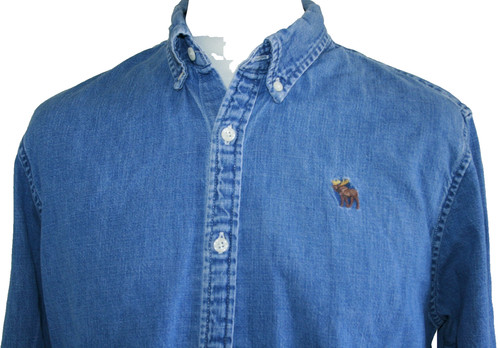 Camicia denim uomo abercrombie - denim,