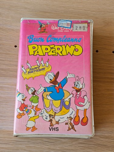 Buon compleanno paperino vhs - paperino,