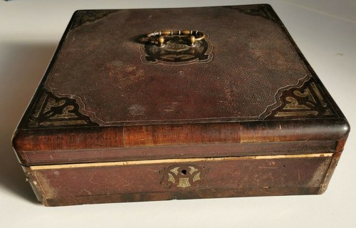 Antica scatola legno e - antica,