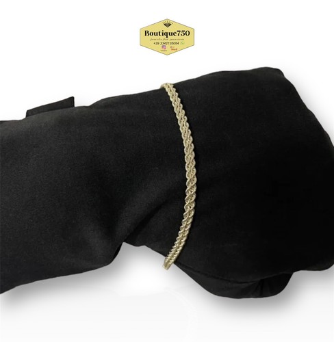 Bracciale doppia funetta oro - bracciale,
