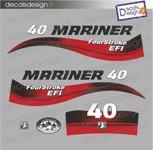 Adesivi motore marino