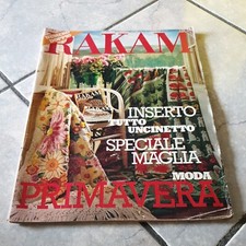 Riviste Femminili VINTAGE da collezione: Rakam numero doppio moda primavera 1980