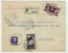 1933 34 Torino - Roma via aerea Anno Santo 75 cent. RARO!! Chiavarello 900 $ CV