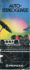 PIONEER 1983 - Brochure Catalog Component Stereo Centrate Series,kex,kpx,Dex,Cdx