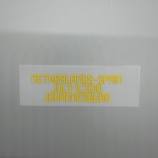 Patch dettaglio finale partita distintivo calcio Spagna Mondiali Sudafrica 2010