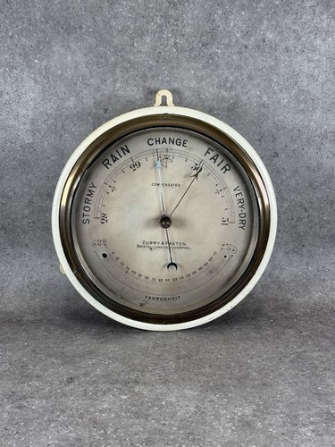 Victorian aneroid barometer - victorian, by