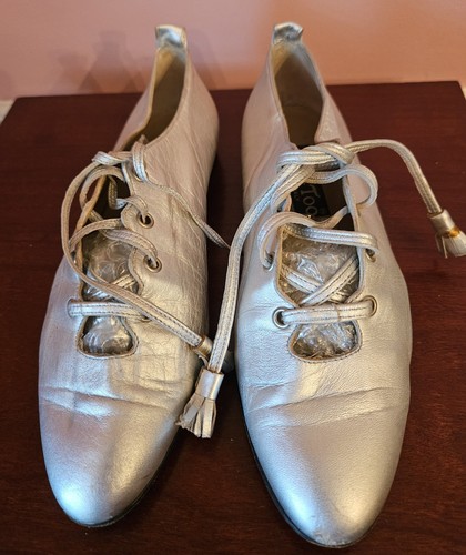 Vintage too pelle argento - vintage,