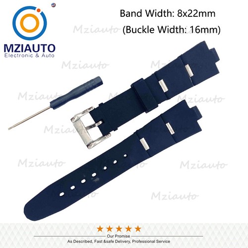 8x22mm black silicone - black,