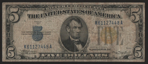 Dollari 1934 bollino giallo - 1934,