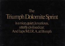 Triumph dolomite sprint - triumph,
