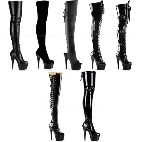 Stivali alti pleaser - stivali,