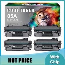 4PK CE505A Toner Cartridge For