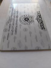 Garanzia card Longines