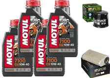 KIT/TAGLIANDO HONDA HORNET 600 2007 2013 MOTUL 7100 10W40 FILTRI OLIO ARIA MOTO