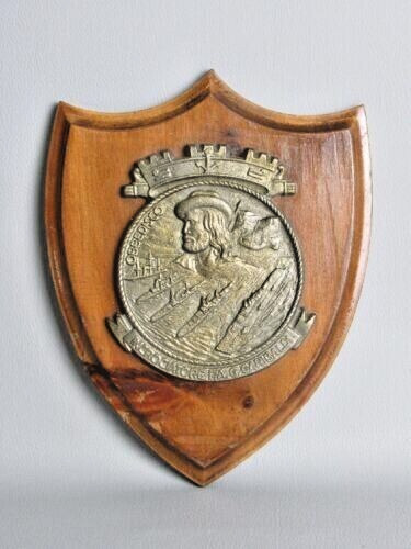 Placca bronzo marina - bronzo, militare