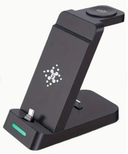 caricabatteria 3in1 per cellulare,  Auricolari BT e  Orologio contemporaneamente