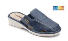 TIGLIO 1629 BLU NERO PANTOFOLE CIABATTE DONNA ESTIVE CHIUSE