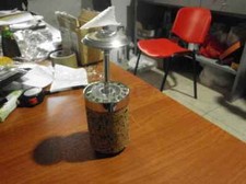 VINTAGE PORTA SIGARETTE PORTASIGARETTE DA TAVOLO RICOPERTO DI SUGHERO USATO