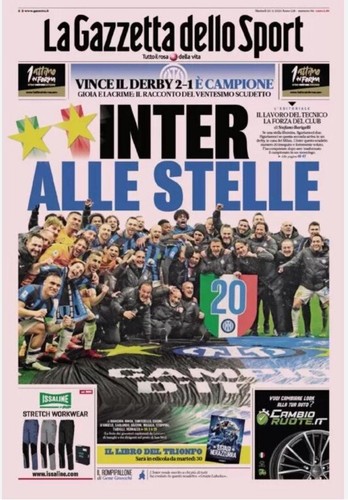Gazzetta dello sport inter - dello,
