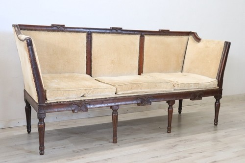 Divano antico legno - antico,