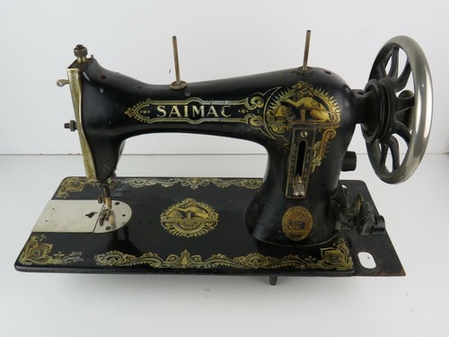 Antica macchina per cucire con - macchina,