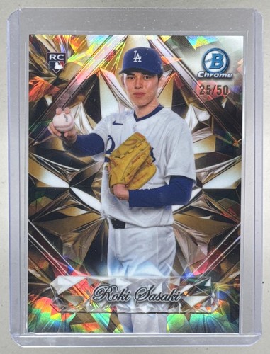 Roki sasaki 2025 bowman cromo - sasaki,
