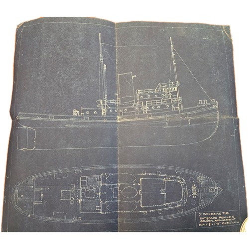 Ocean going tug blueprint - ocean-going,