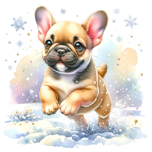 Bulldog francese cane auto