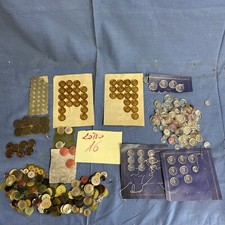 Lotto N 16 BOTTONI misti MERCERIA VINTAGE