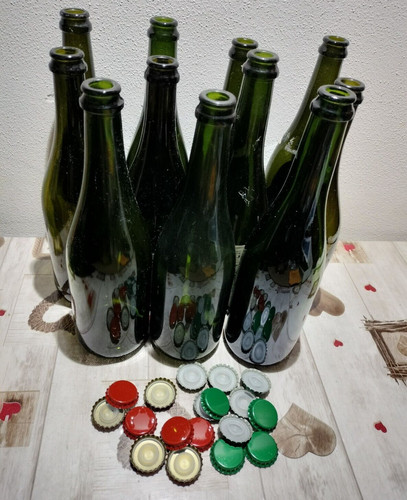 Set bottiglie vuote in - set,