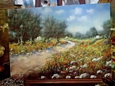 DIPINTO OLIO SU TELA,OPERA DI