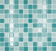 Mosaico Di Vetro Turchese Mix