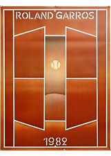 1982 * Manifesto Originale "Roland Garros, Jean-Michel Folon" Maeght, Paris (A-)