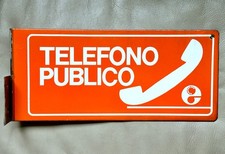 Insegna Smaltata Arancione