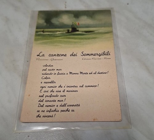 Cartolina militare canzone - militare,