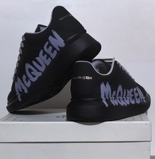 ALEXANDER McQUEEN GRAFFITI 2025 SCARPE UOMO NERO GRIGIO TAGLIA 42 43 44 45 CS