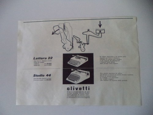 Advertising pubblicità 1956 - advertising,
