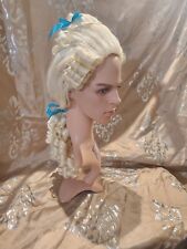 Parrucca Uomo 1700 Costume Storico Biondo Platino OVIDIO