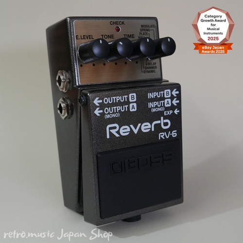 Boss reverb effetti a - rv-6,