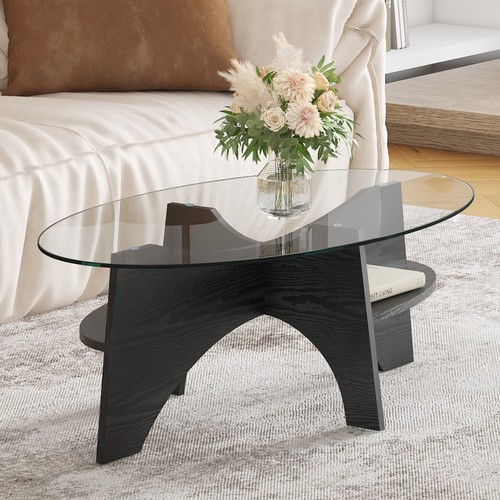 Tavolino ovale design moderno