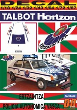 DECAL TALBOT HORIZON 1.9 D ERTZAINTZA (01)