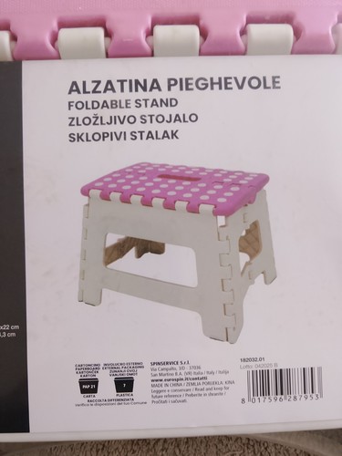 Alzatina pieghevole - pieghevole, in