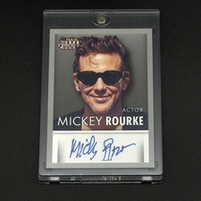 Mickey Rourke Signed The