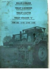 Trioliet U-Cutter per insilato istruzioni e lista ricambi 0111F