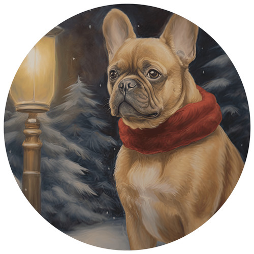 Bulldog francese cane auto