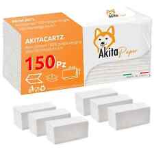 3000 Asciugamani carta piegati a C o V per dispenser 15 confezioni da 200 pz